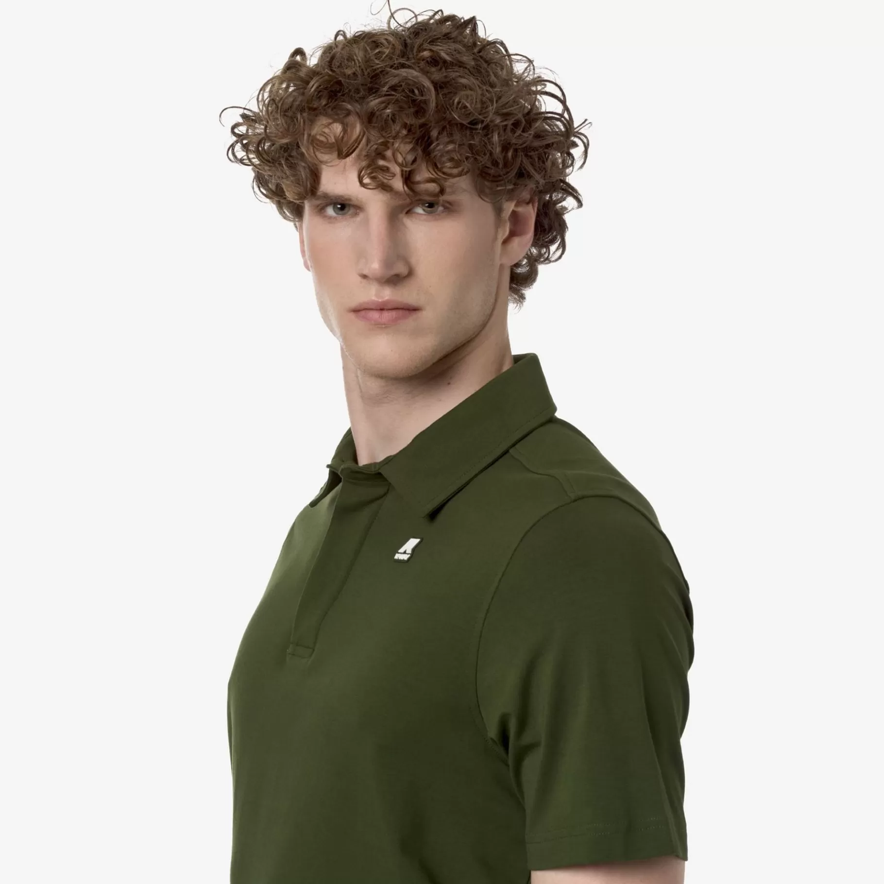 Polo Shirts*K-WAY Vincelle - Polo Shirts - Polo - Man - Green Cypress