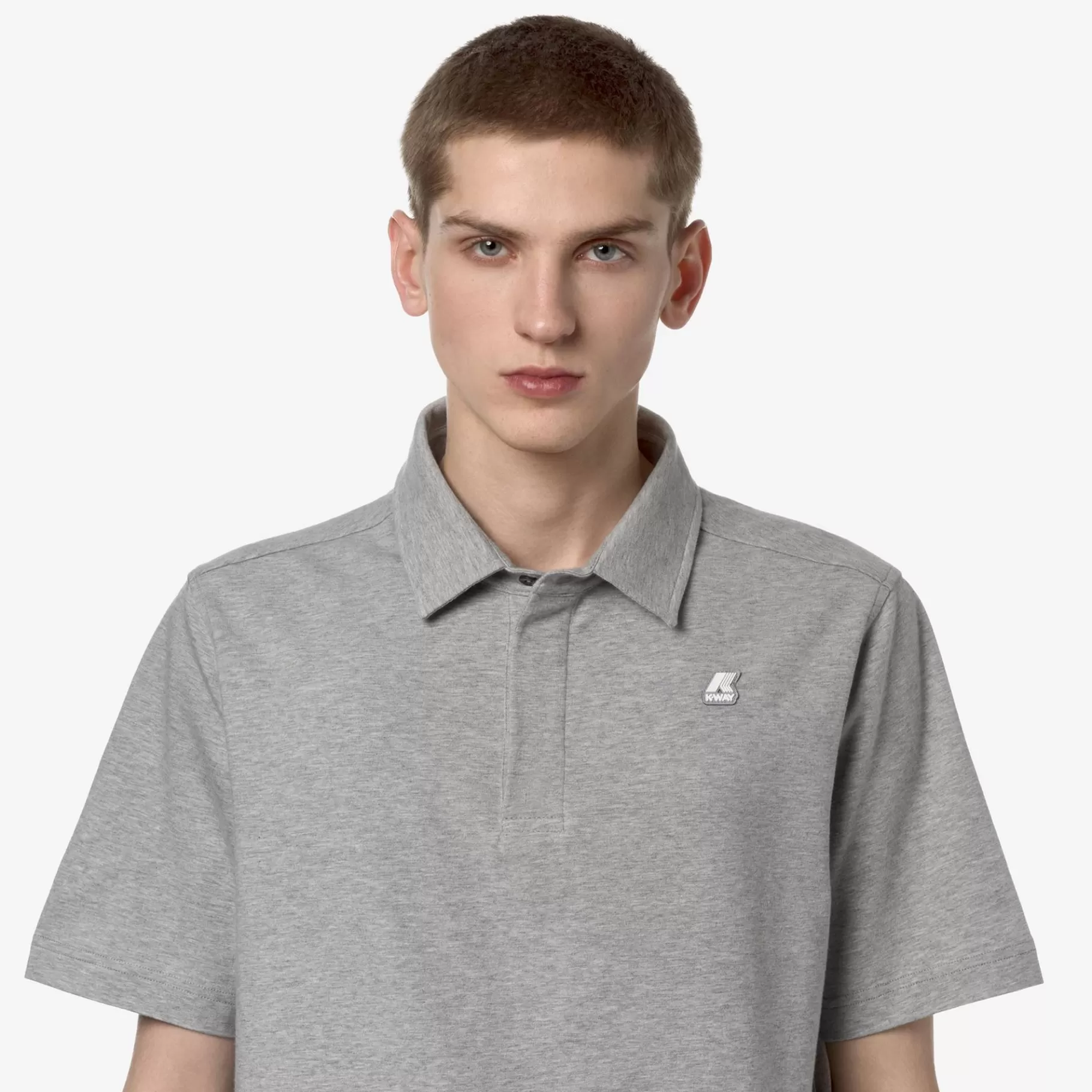 Polo Shirts*K-WAY Vincelle - Polo Shirts - Polo - Man - Grey Mel