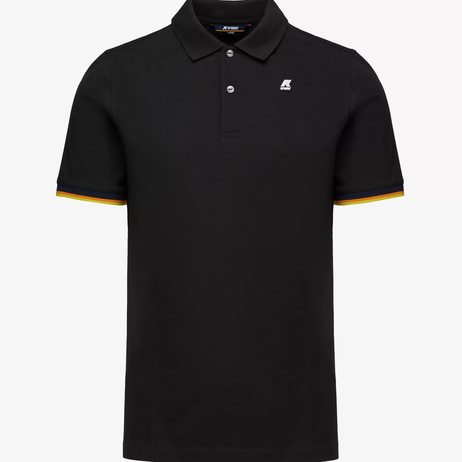 Polo Shirts*K-WAY Vincent - Polo Shirts - Polo - Man - Black Pure