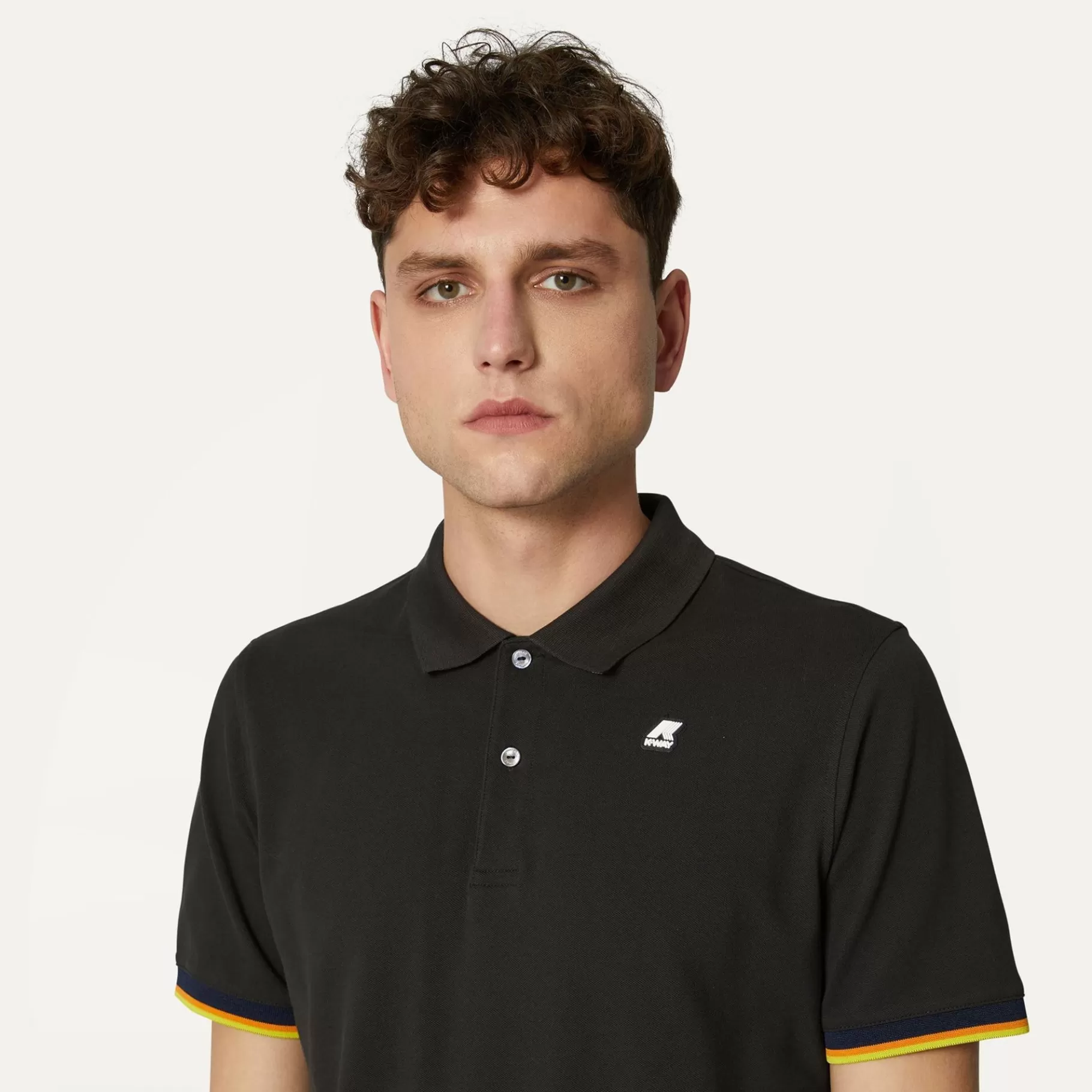 Polo Shirts*K-WAY Vincent - Polo Shirts - Polo - Man - Black Pure