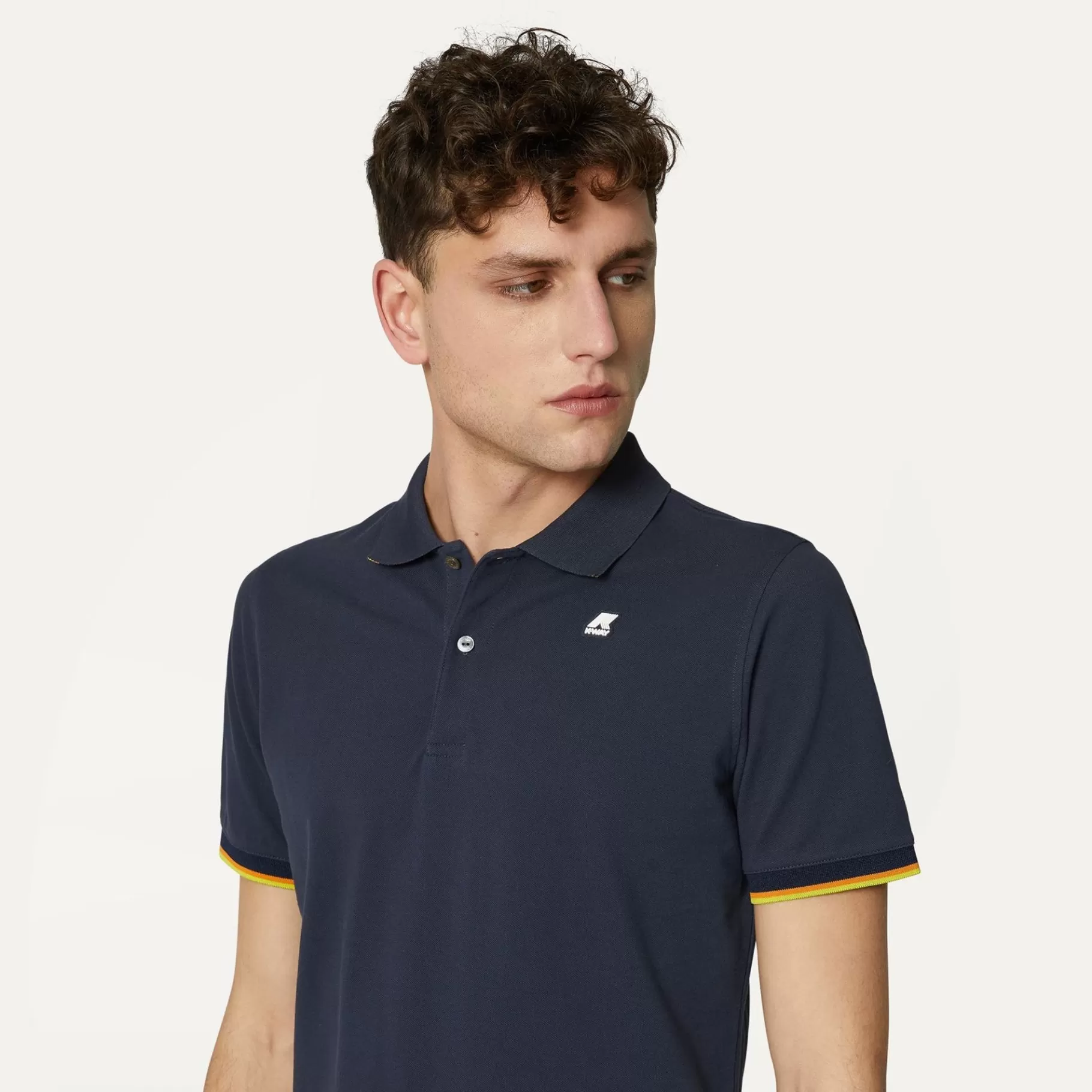 Polo Shirts*K-WAY Vincent - Polo Shirts - Polo - Man - Blue Depth