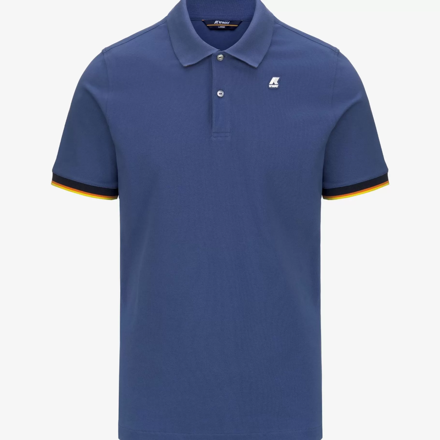 Polo Shirts*K-WAY Vincent - Polo Shirts - Polo - Man - Blue Fiord