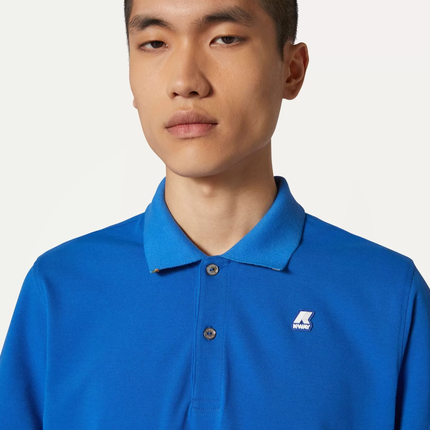 Polo Shirts*K-WAY Vincent - Polo Shirts - Polo - Man - Blue Royal Marine