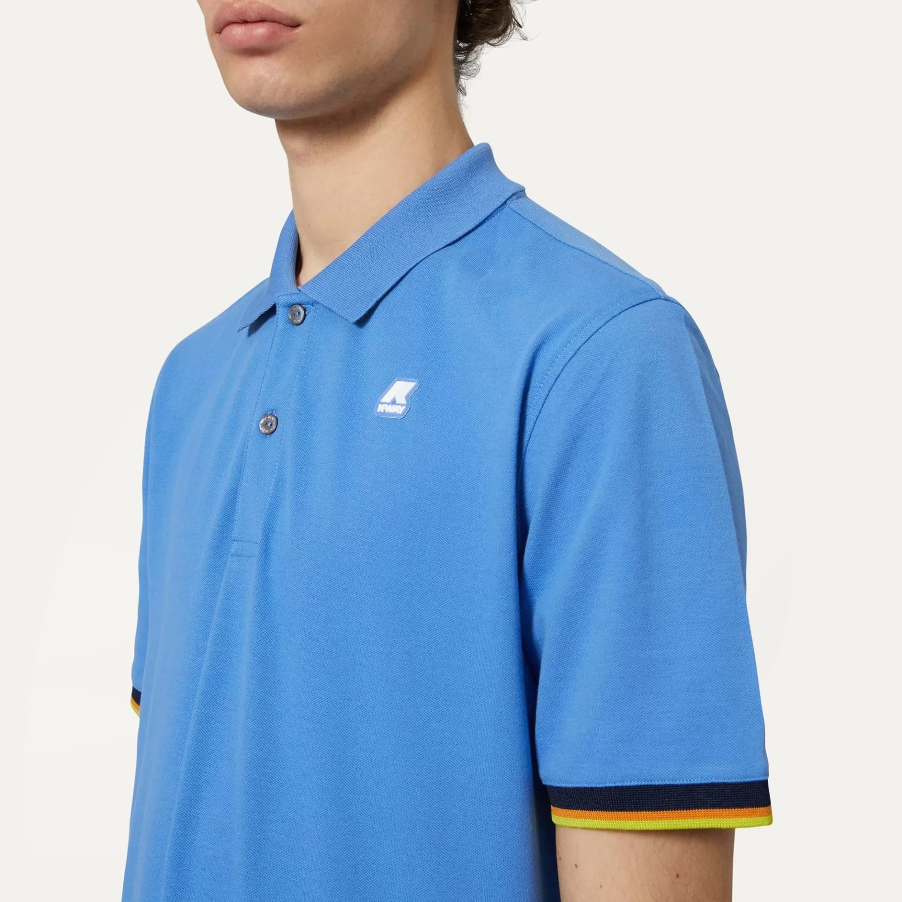 Polo Shirts*K-WAY Vincent - Polo Shirts - Polo - Man - Blue Ultramarine