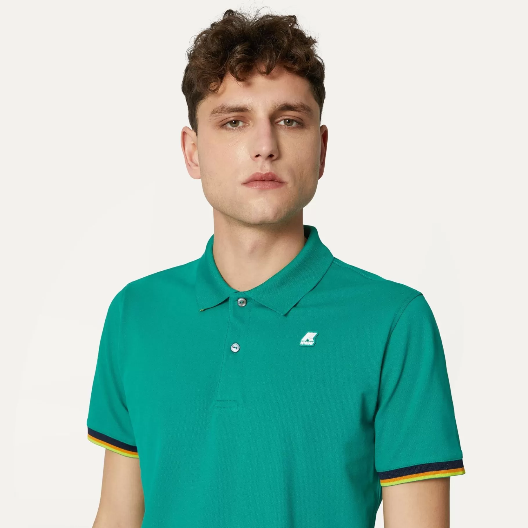 Polo Shirts*K-WAY Vincent - Polo Shirts - Polo - Man - Green