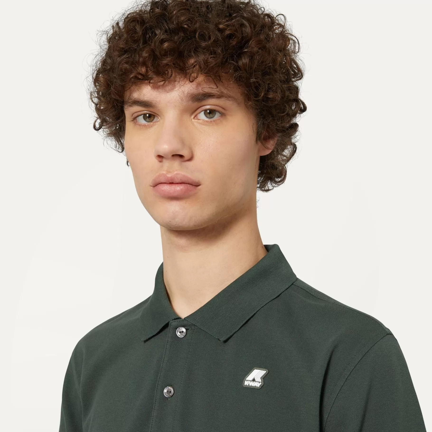 Polo Shirts*K-WAY Vincent - Polo Shirts - Polo - Man - Green Blackish