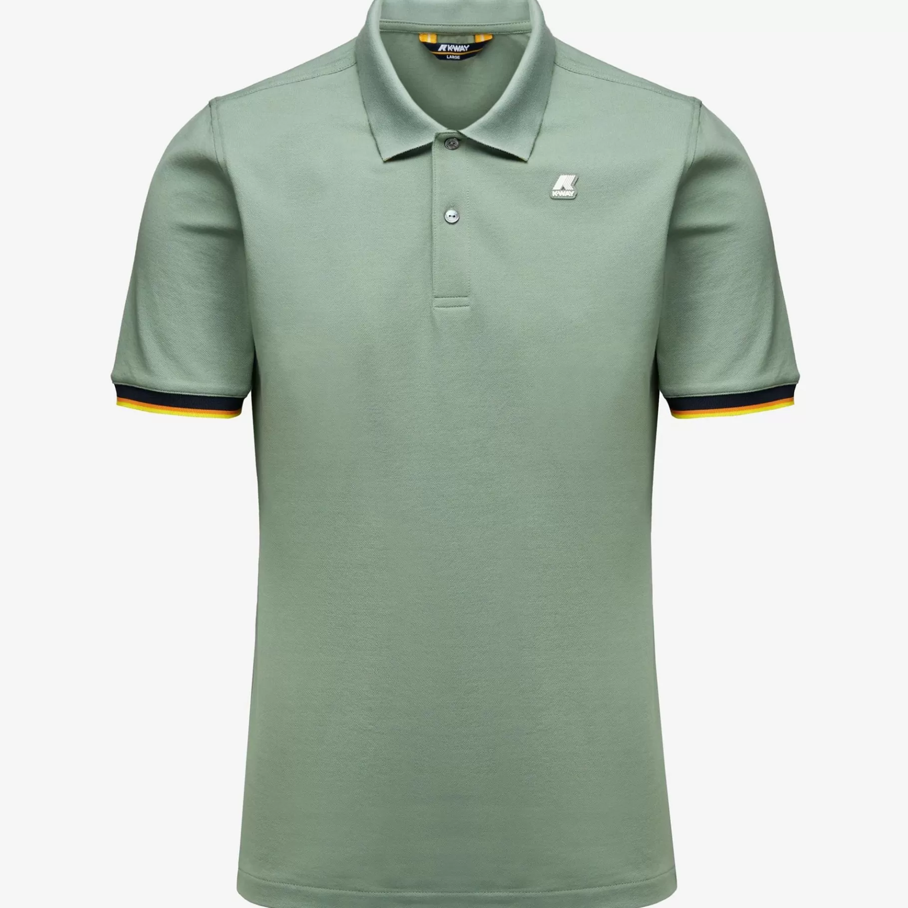 Polo Shirts*K-WAY Vincent - Polo Shirts - Polo - Man - Green Fjord