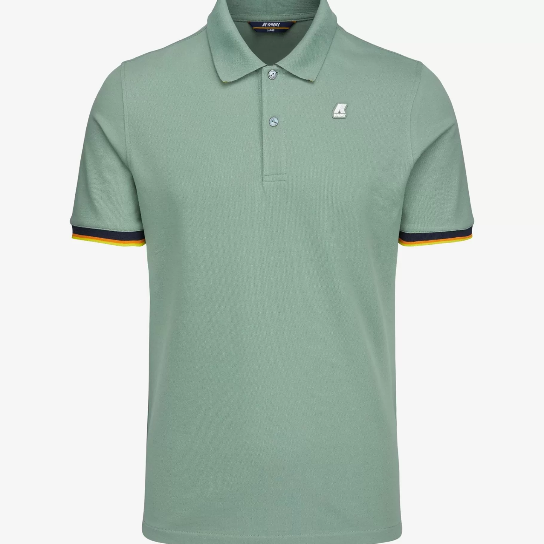 Polo Shirts*K-WAY Vincent - Polo Shirts - Polo - Man - Green Marine