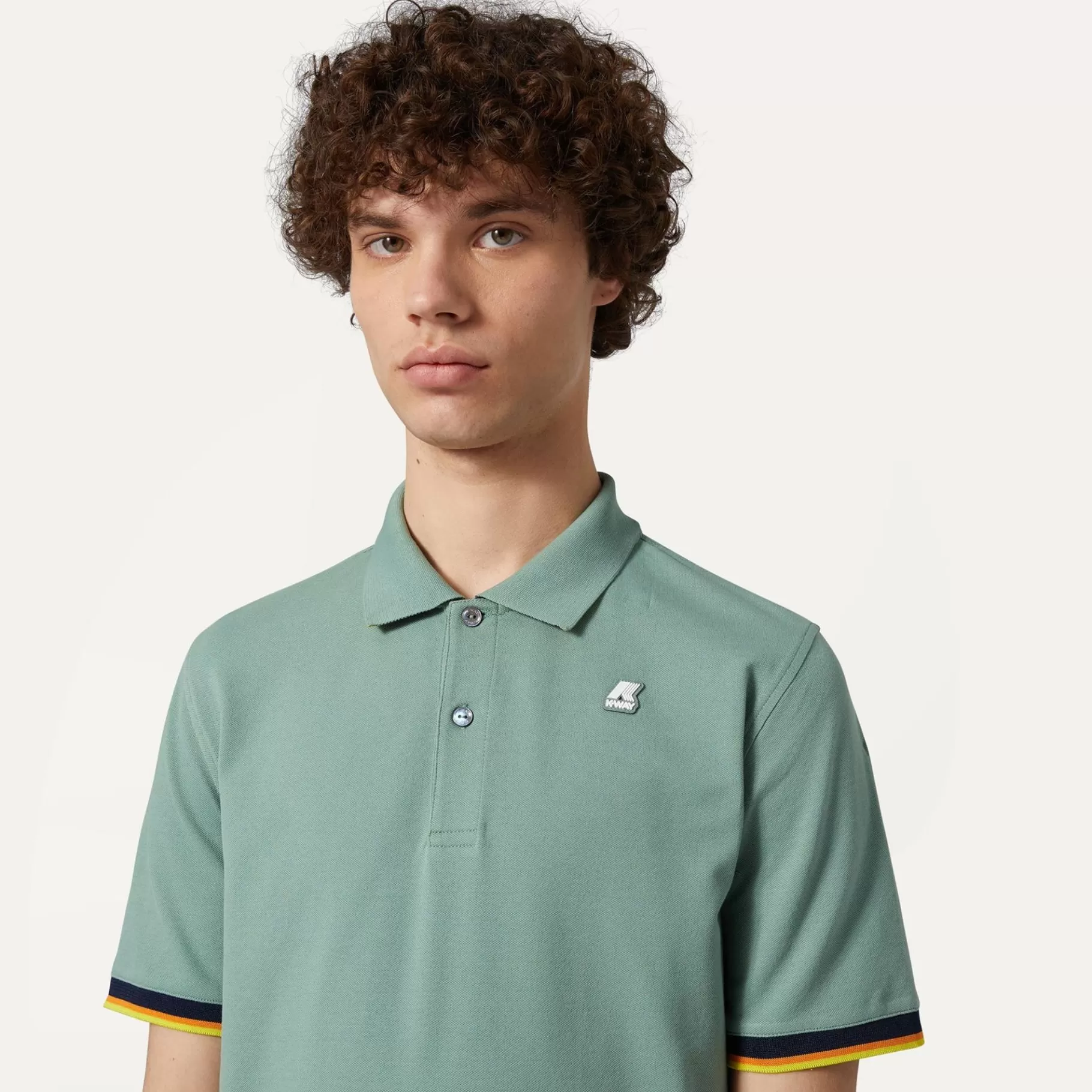 Polo Shirts*K-WAY Vincent - Polo Shirts - Polo - Man - Green Marine