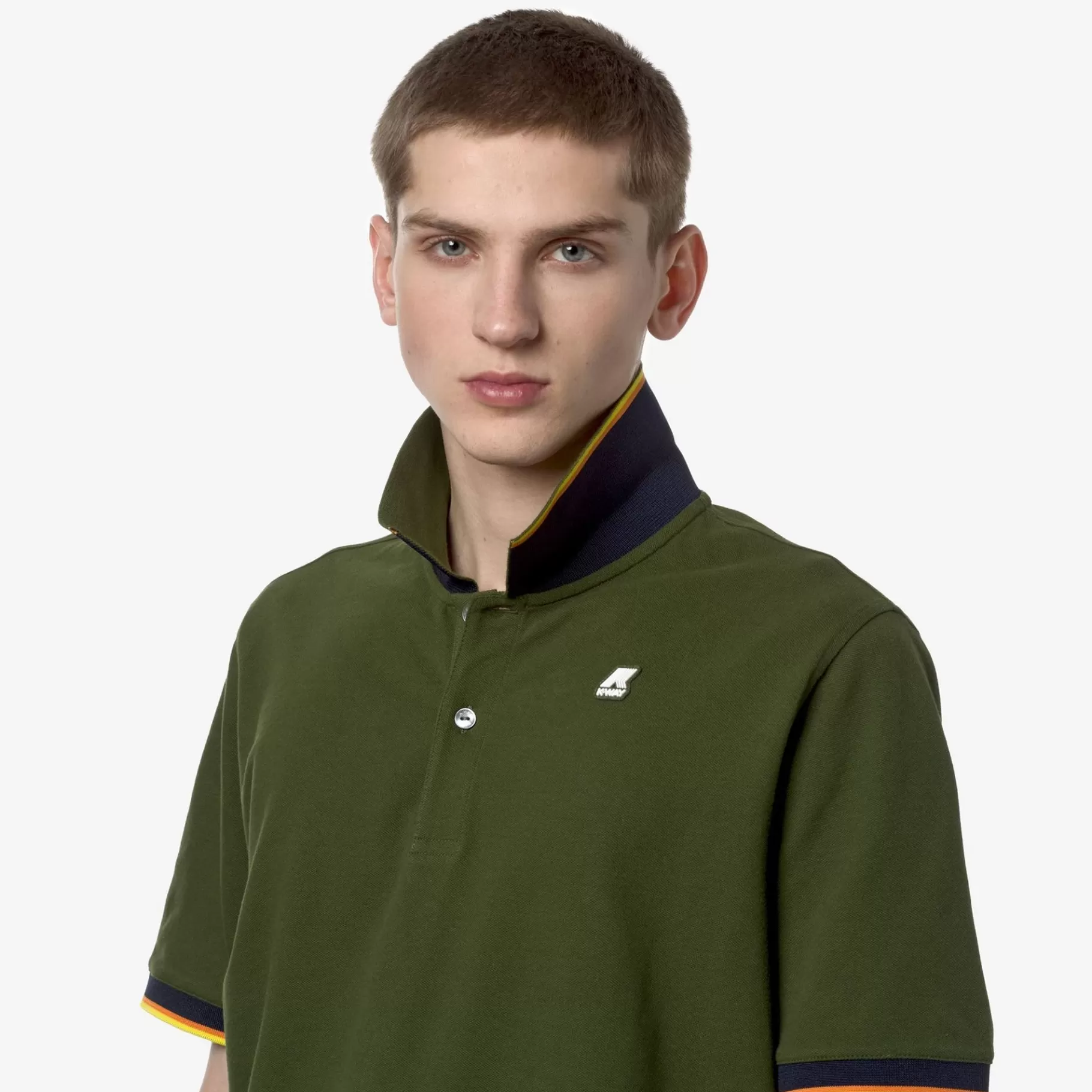 Polo Shirts*K-WAY Vincent - Polo Shirts - Polo - Man - Green Palm