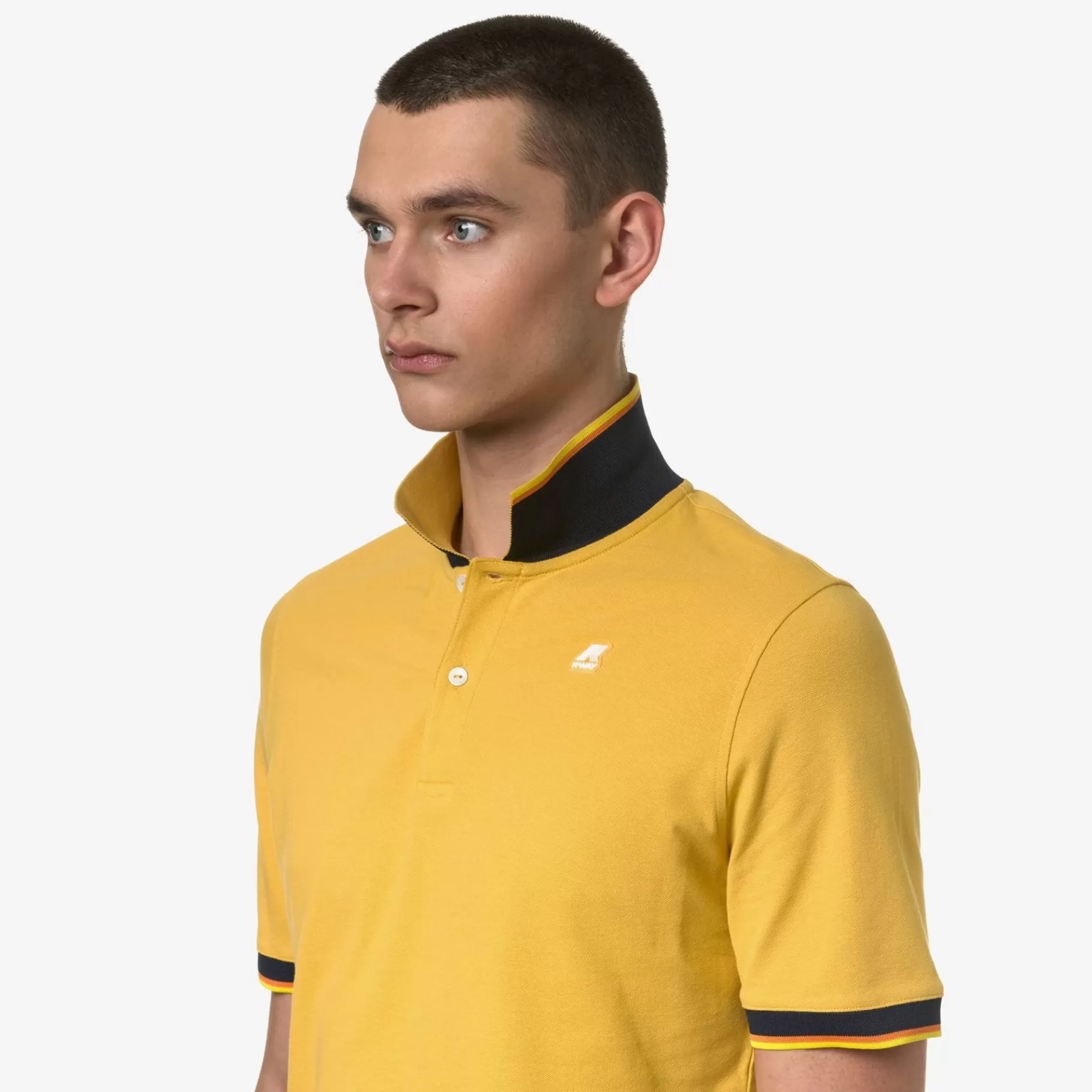 Polo Shirts*K-WAY Vincent - Polo Shirts - Polo - Man - Yellow Mimosa