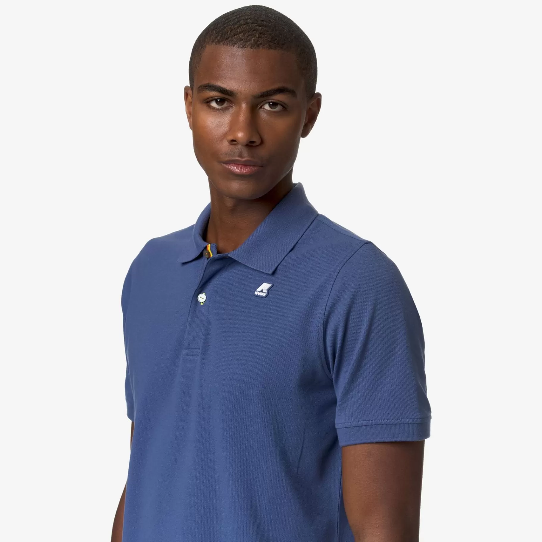 Polo Shirts*K-WAY Vinnie - Polo Shirts - Polo - Man - Blue Fiord