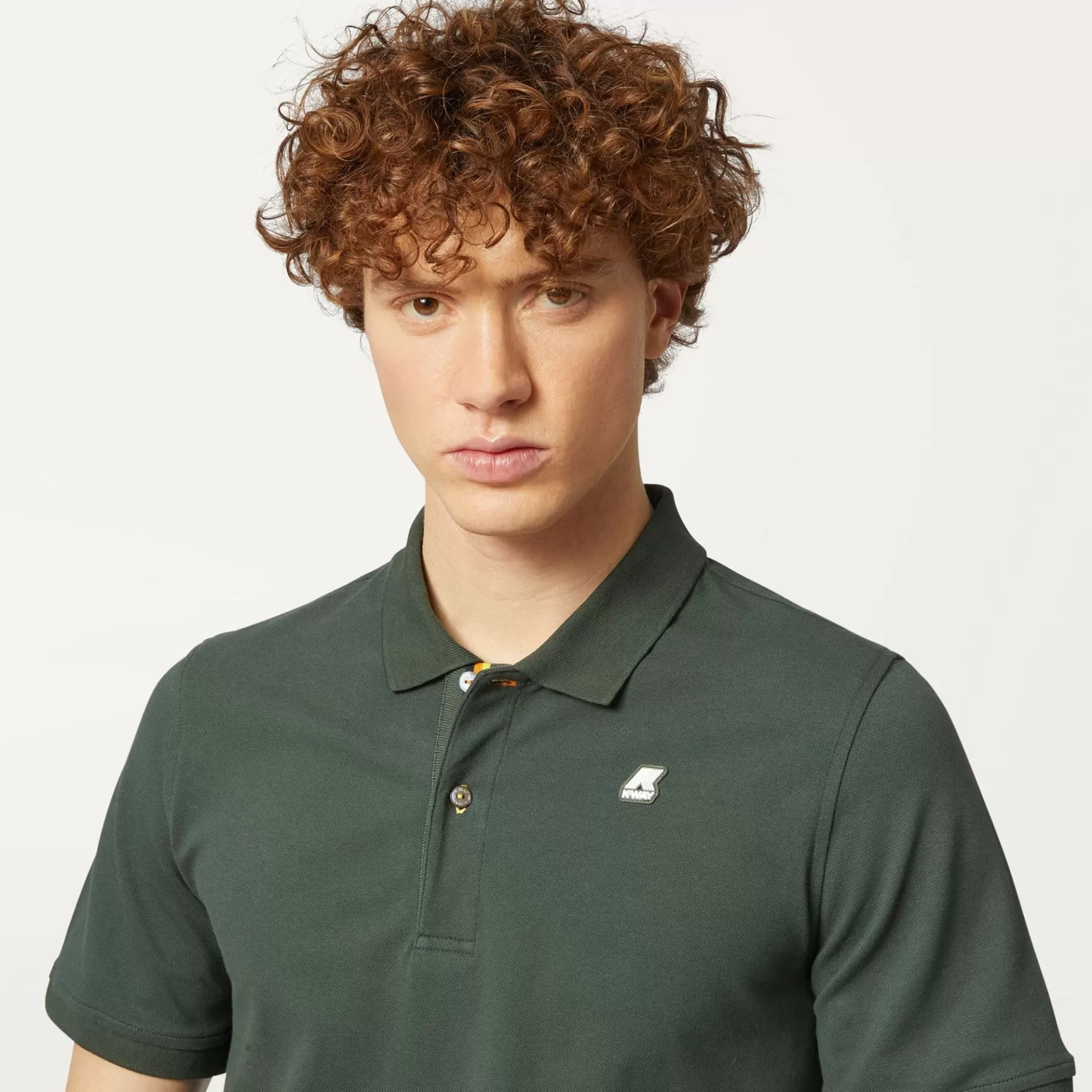 Polo Shirts*K-WAY Vinnie - Polo Shirts - Polo - Man - Green Blackish