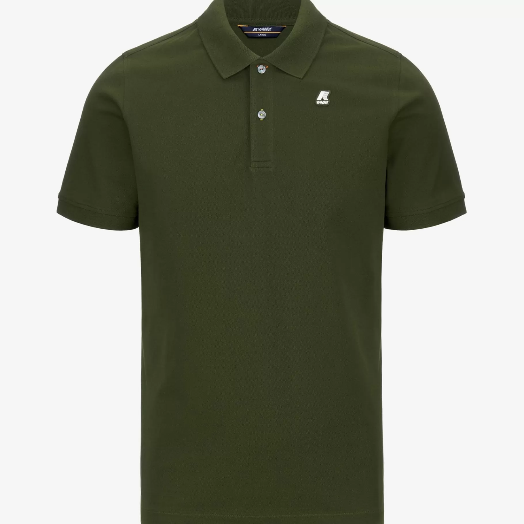 Polo Shirts*K-WAY Vinnie - Polo Shirts - Polo - Man - Green Cypress