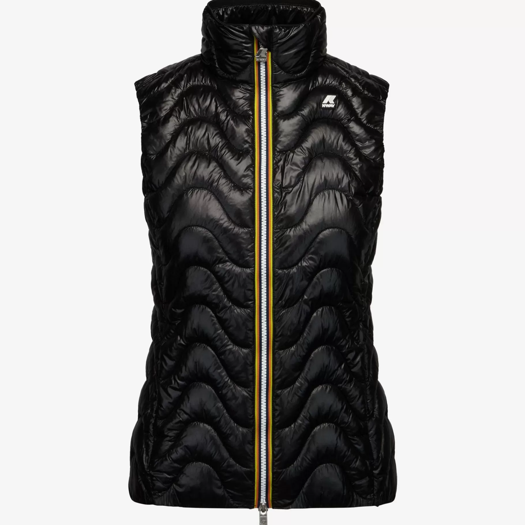 Vests*K-WAY Viole Quilted Warm - Jackets - Short - Woman - Black Pure