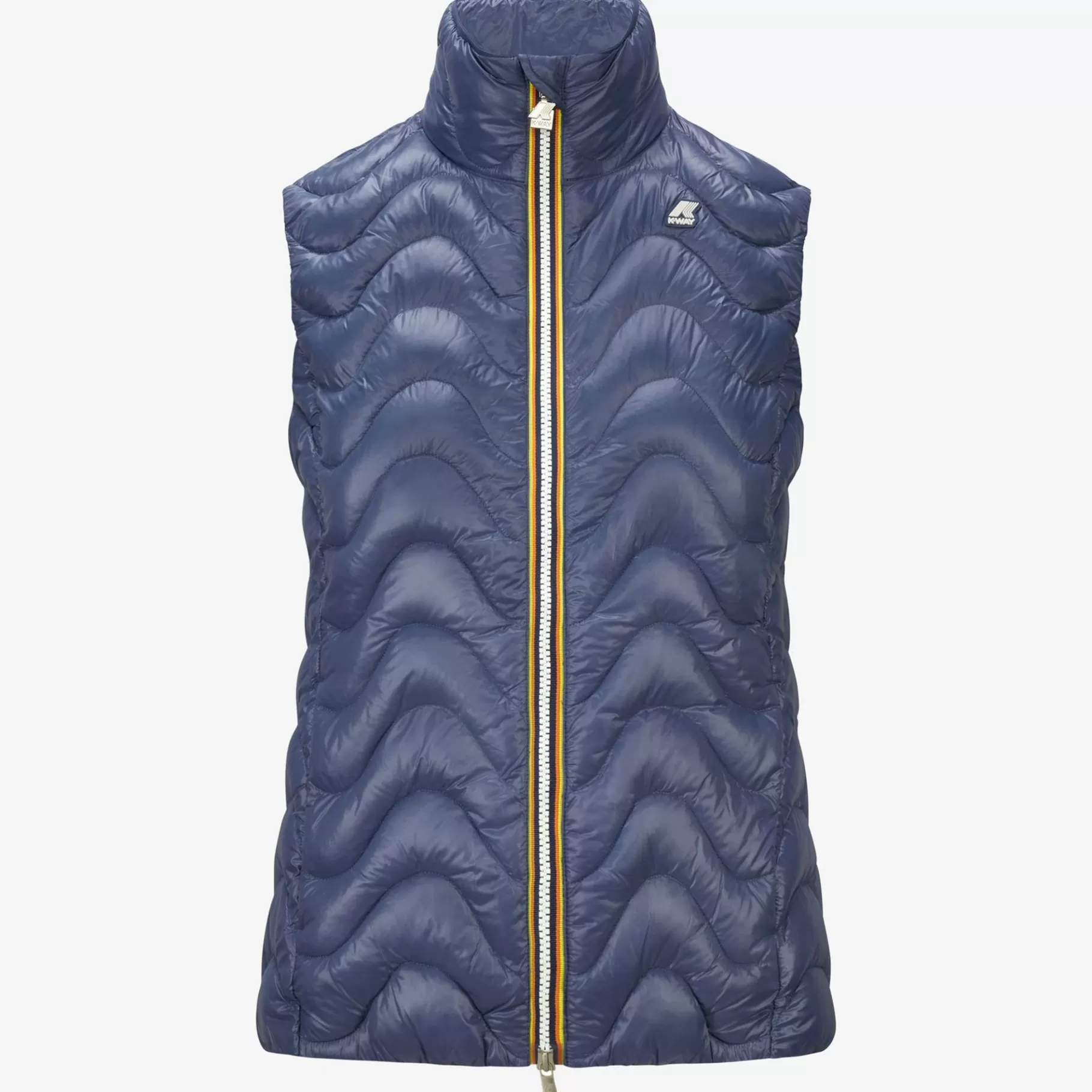 Vests*K-WAY Viole Quilted Warm - Jackets - Short - Woman - Blue Indigo