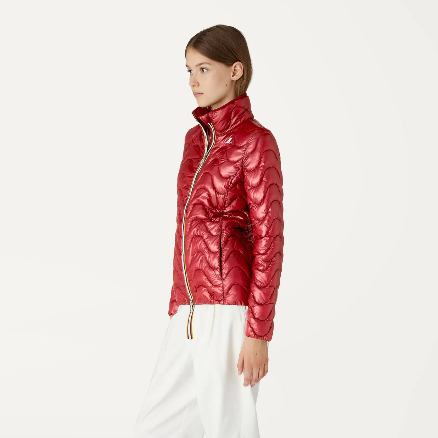 Short Jackets*K-WAY Violette Quilted Warm - Jackets - Short - Woman - Red Dk Tomato