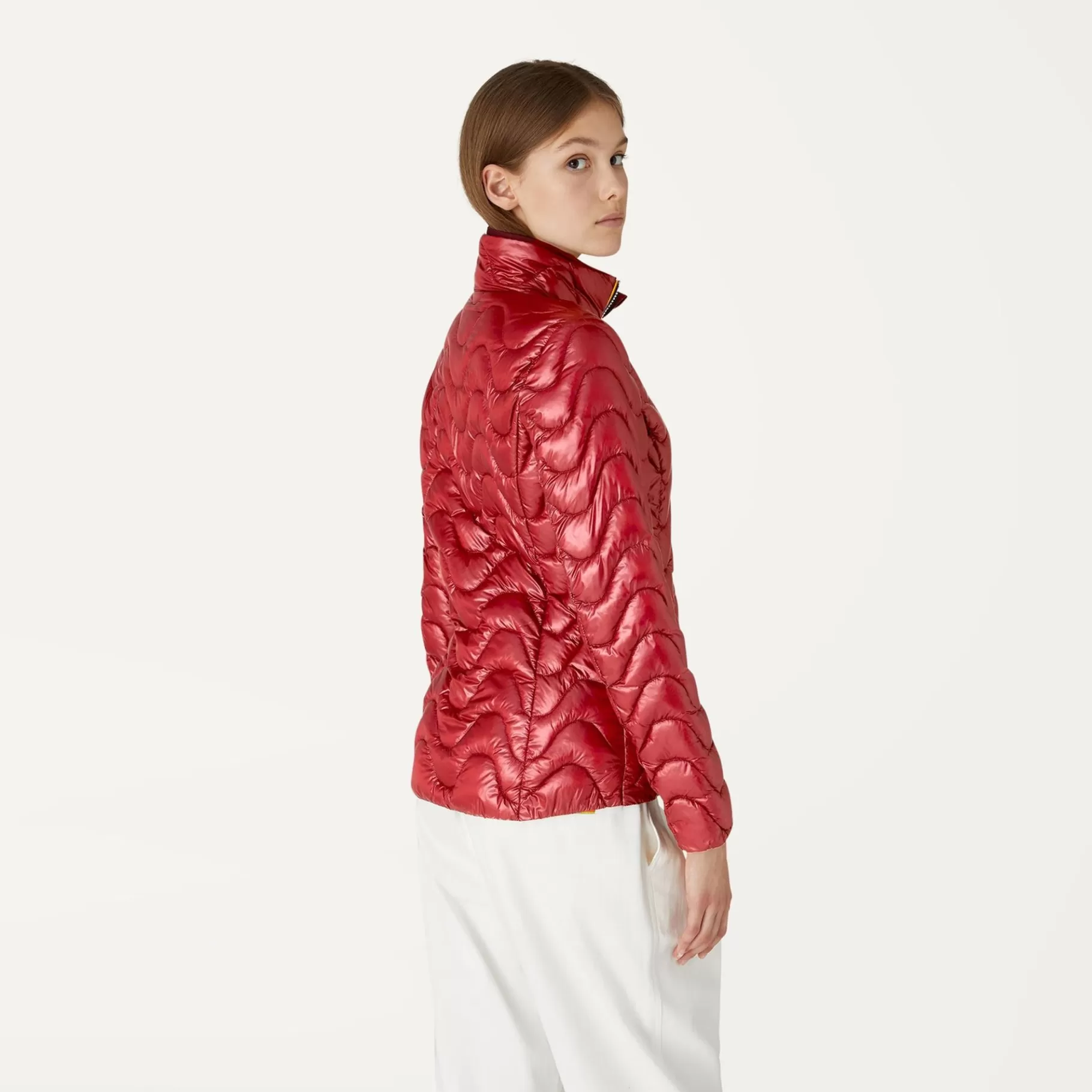 Short Jackets*K-WAY Violette Quilted Warm - Jackets - Short - Woman - Red Dk Tomato